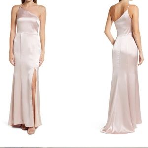 Amsale Kaia Satin Dress